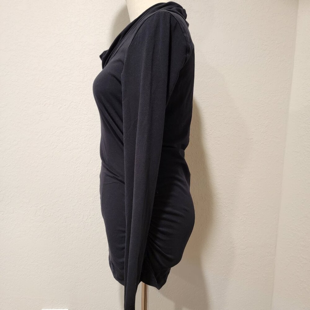 CAbi -Long Sleeve, Black with Mock Cowl. SZ Small. Soft and Stretchy. Exc. Cond! - Picture 2 of 3